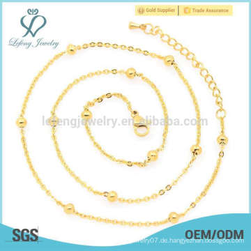 Verschiedene Arten von Halskette Ketten Schmuck, künstliche Gold lange Kette Nachahmung Halskette, Gold Ketten Dubai